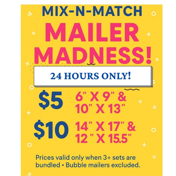 Other - MIX AND MATCH MAILER MADNESS!